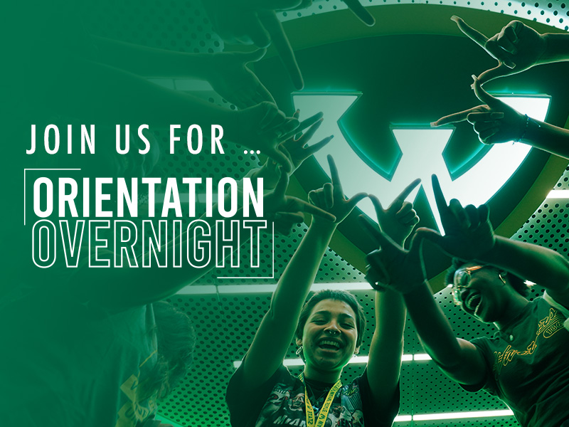 Experience Campus Life Up Close: Stay Overnight at Orientation!